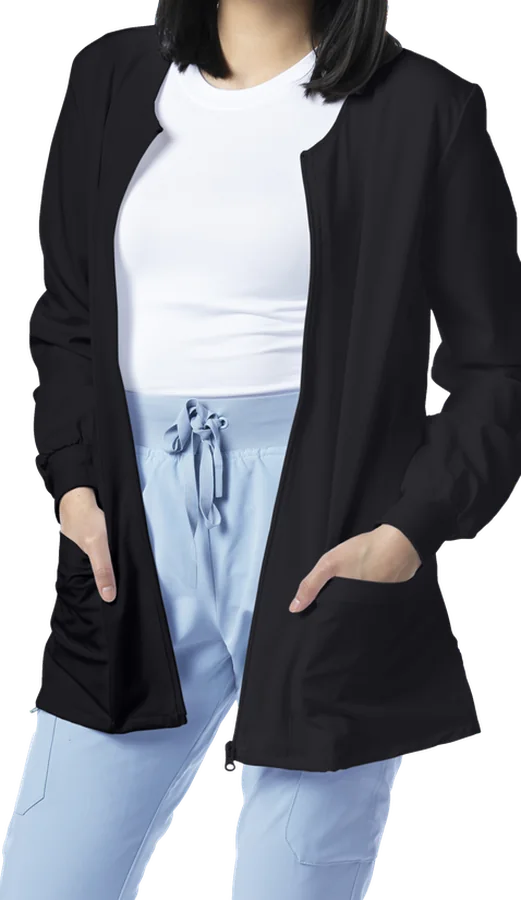 Jackets shown on a model